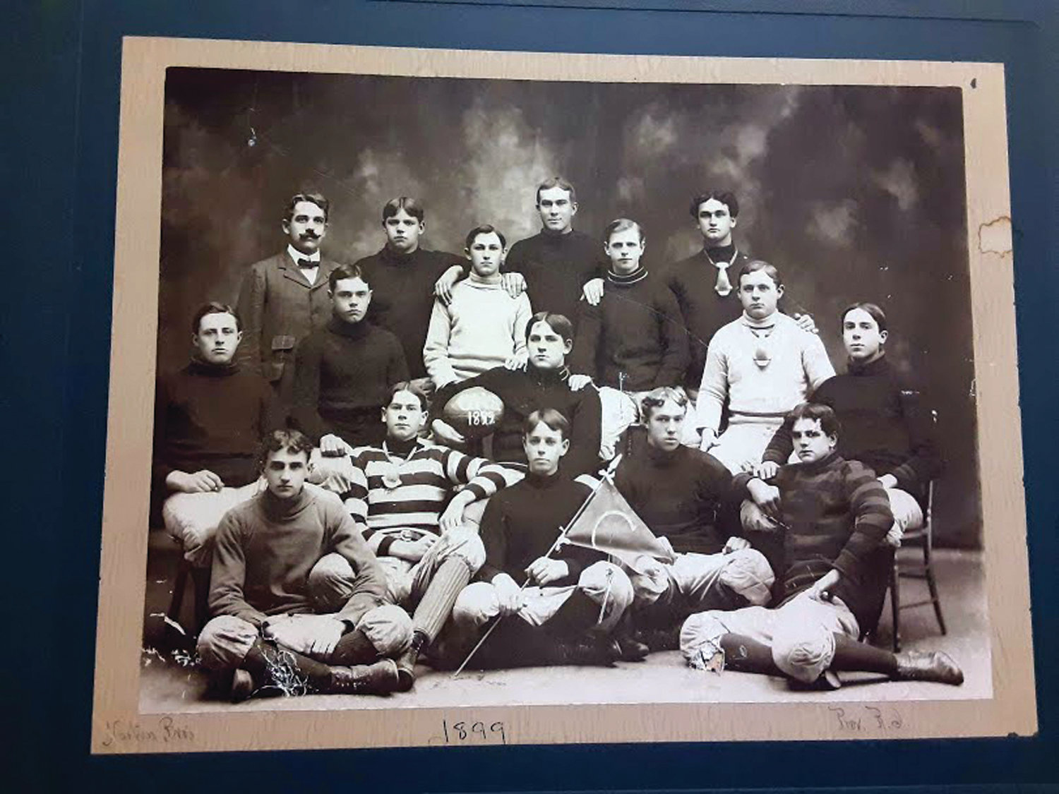 HISTORICAL PHOTOS: This is just one of the photos found in the Alumni Association’s room housed at Cranston East, dating back to 1899.